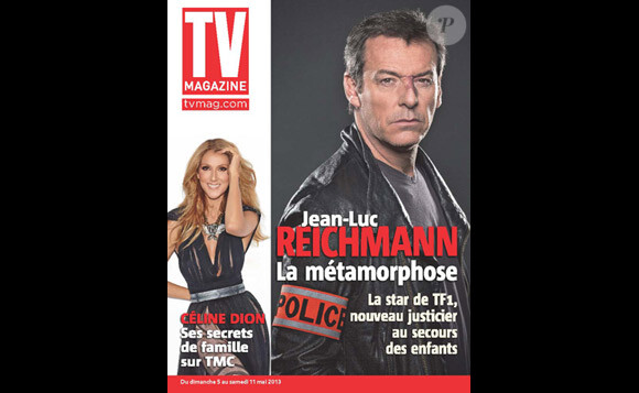 Céline Dion en couverture de TV Magazine, en kiosques le 3 mai 2013.