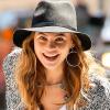 Behati Prinsloo en plein shooting pour Victoria's Secret à New York, le 2 mai 2013.