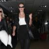 Candice Swanepoel arrive à l'aéroport de Los Angeles en provenance de New York. Le 2 mai 2013.