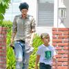 Gwen Stefani et son fils Kingston dans le quartier de Sherman Oaks le 3 mai 2013.