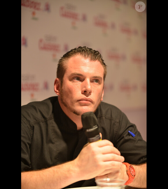 Norbert de Top Chef 2012 lors de la deuxième édition du Salon Cuisinez à la Porte de Versailles le 19 octobre 2012