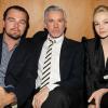 Leonardo DiCaprio, Baz Luhrmann et Carey Mulligan classieux posent à l'after-party Gatsby le Magnifique au Standard Hotel de New York le 5 mai 2013.