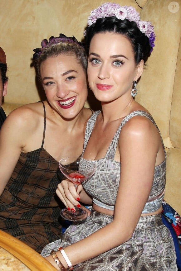 Mia Moretti et Katy Perry à l'after-party Gatsby le Magnifique au Standard Hotel de New York le 5 mai 2013.