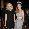 Gwen Stefani et Katy Perry pendant l'after-party Gatsby le Magnifique au Standard Hotel de New York le 5 mai 2013.