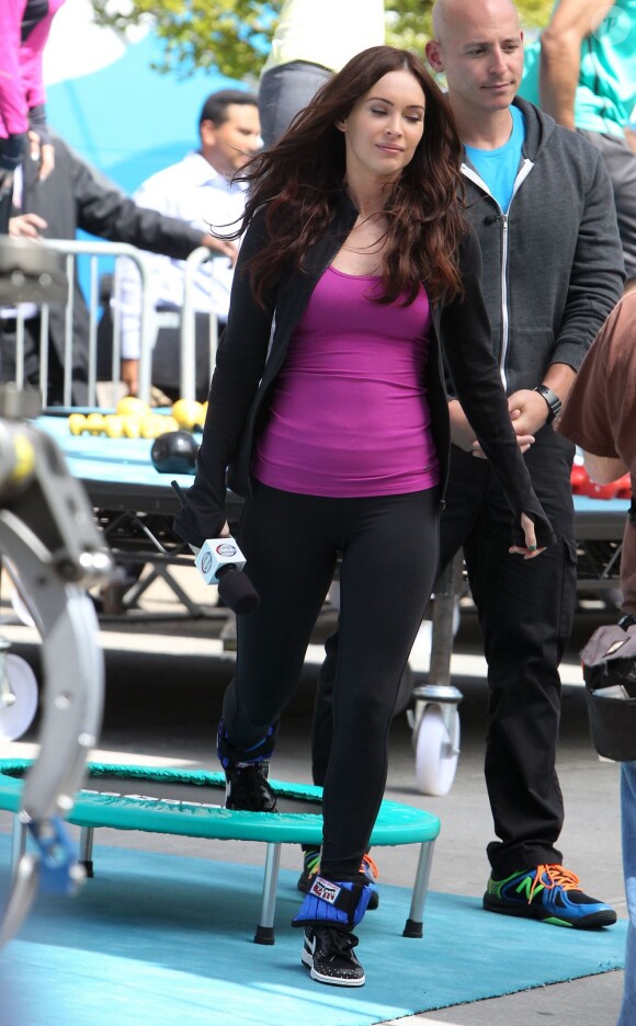 Megan Fox superbe sur le tournage des Tortues Ninja dans le Midtown, New York, le 7 mai 2013.