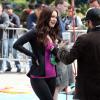 Megan Fox sur le tournage des Tortues Ninja dans le Midtown, New York, le 7 mai 2013.
