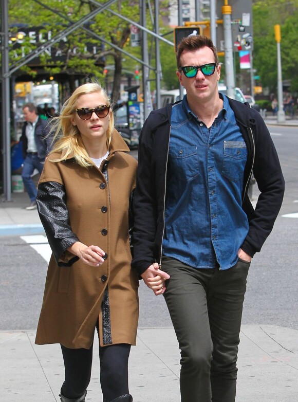 Jaime King, enceinte, et son mari Kyle Newman à New York, le 6 mai 2013.