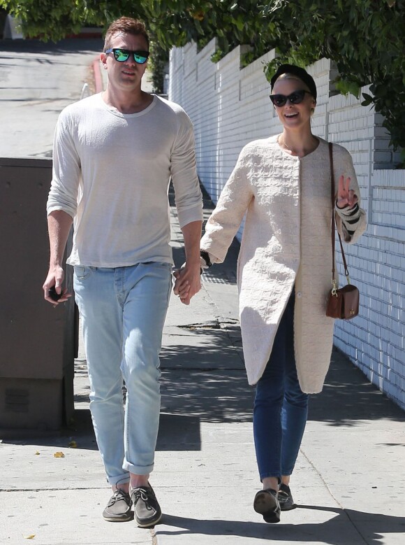 Jaime King et son mari Kyle Newman à West Hollywood, le 9 avril 2013.