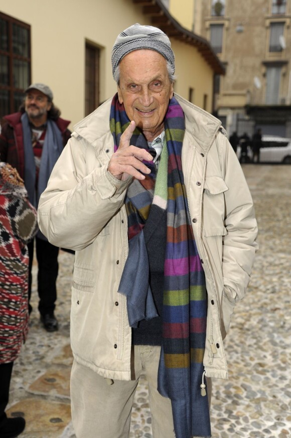 Ottavio Missoni à Milan en janvier 2011.