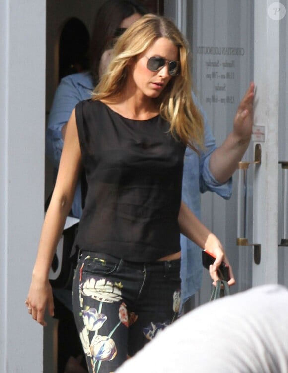 Blake Lively va faire du shopping a New York, le 7 mai 2013 après sa seéance photo.