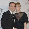 Nikos Aliagas et sa compagne Tina Grigoriou à la 4eme édition du Global Gift Gala au George-V à Paris, le 13 mai 2013.