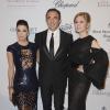 Eva Longoria, Nikos Aliagas et Lara Fabian à la 4eme édition du Global Gift Gala au George-V à Paris, le 13 mai 2013.