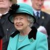 La reine Elizabeth II a suivi le Royal Windsor Ensurance en compagnie du roi de Bahreïn, le 11 mai 2013 au au Windsor Horse Show