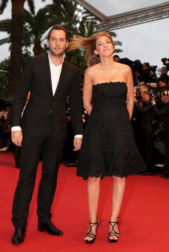 Amanda Sthers et son compagnon Thierry Weinberg lors de la montée des marches le 15 mai 2013 à l'occasion du premier jour du 66e Festival de Cannes