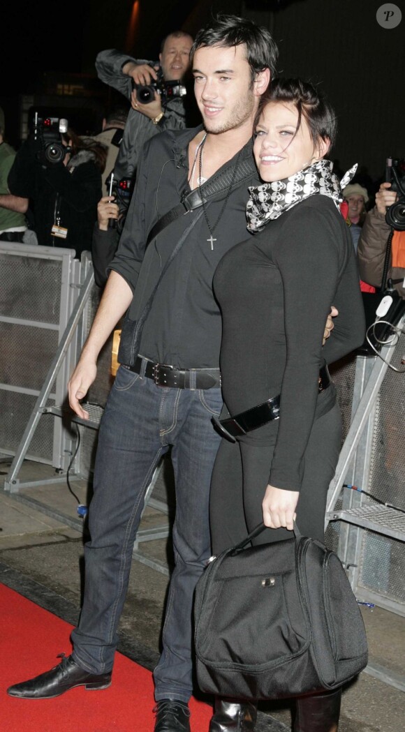 Jade Goody et Jack Tweed à Londres le 5 janvier 2006.