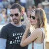 Kate Bosworth et son fiancé Michael Polish lors du Festival de Coachella, le 12 avril 2013.