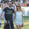 Kate Bosworth et son fiancé Michael Polish lors du Festival de Coachella, le 12 avril 2013.