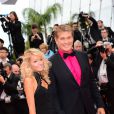 David Hasselhoff et Hayley Roberts à la montée des marches de Jeune Et Jolie, premier film en compétition, au Palais Des Festivals de Cannes, le 16 mai 2013.