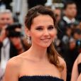Virginie Ledoyen divine pour la montée des marches de Jeune Et Jolie, premier film en compétition, au Palais Des Festivals de Cannes, le 16 mai 2013.