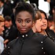 Aïssa Maïga pour la montée des marches de Jeune Et Jolie, premier film en compétition, au Palais des Festivals de Cannes, le 16 mai 2013.