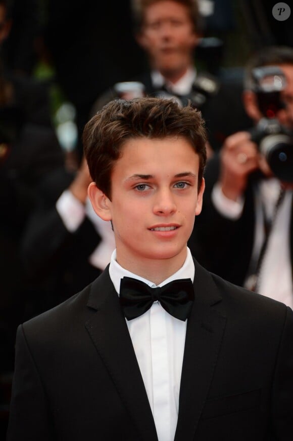 Fantin Ravat pour la montée des marches de Jeune Et Jolie, premier film en compétition, au Palais des Festivals de Cannes, le 16 mai 2013.