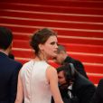 Marine Vacth pour la montée des marches de Jeune Et Jolie, premier film en compétition, au Palais des Festivals de Cannes, le 16 mai 2013.
