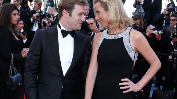 Cannes 2013 - Laurence Ferrari : Superbe en dos nu avec son mari Renaud Capuçon