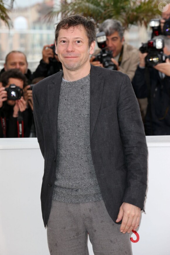 Mathieu Amalric lors du photocall du film Jimmy P. lors du 66e festival du film de Cannes le 18 mai 2013.