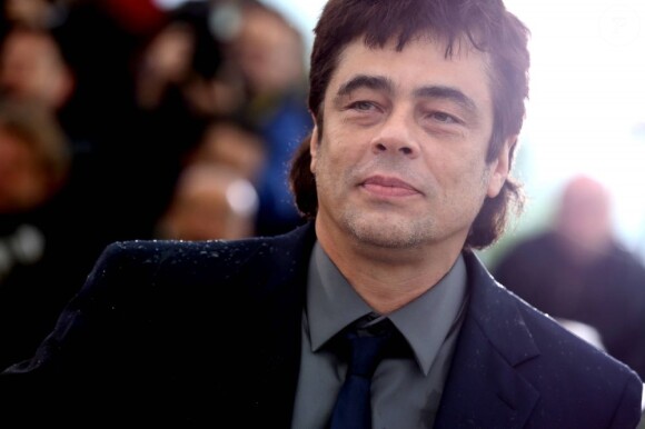 Benicio Del Toro lors du photocall du film Jimmy P. lors du 66e festival du film de Cannes le 18 mai 2013.