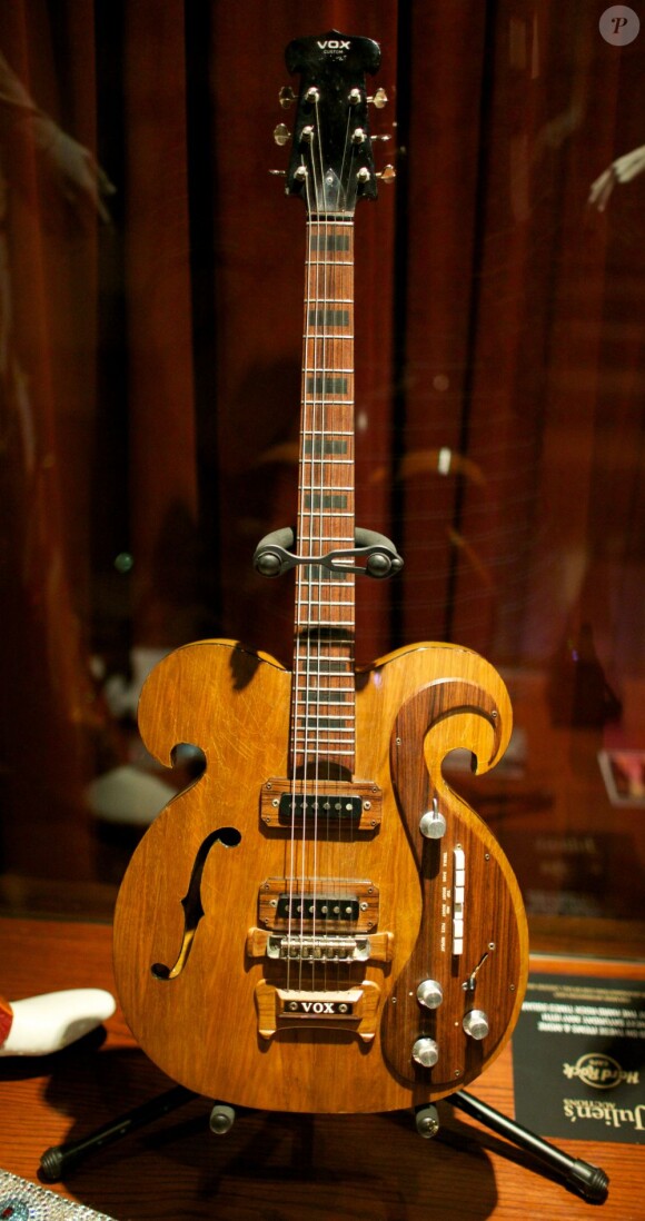 Un des lots mis en vente par la maison d'enchères Julien's Auctions, spécialisée dans les îcones de la musique, le 18 mai 2013 à New York.
