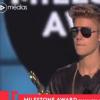 Justin Bieber hué durant les Billboard Music Awards, à Las Vegas, le 19 mai 2013.
