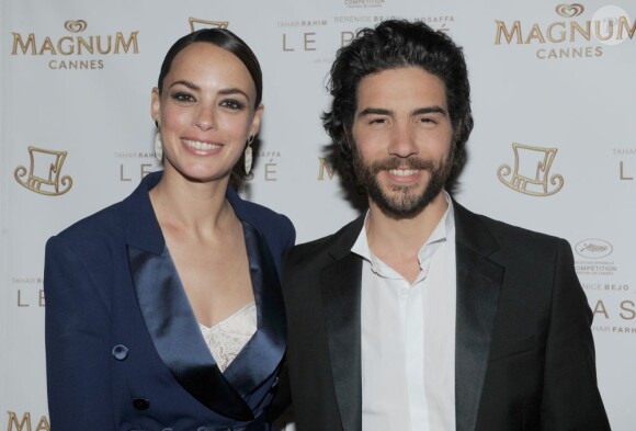 Exclusif - Bérénice Bejo et Tahar Rahim lors de la soirée Magnum qui s'est déroulée après la présentation du film Le Passé au Festival de Cannes le 17 mai 2013