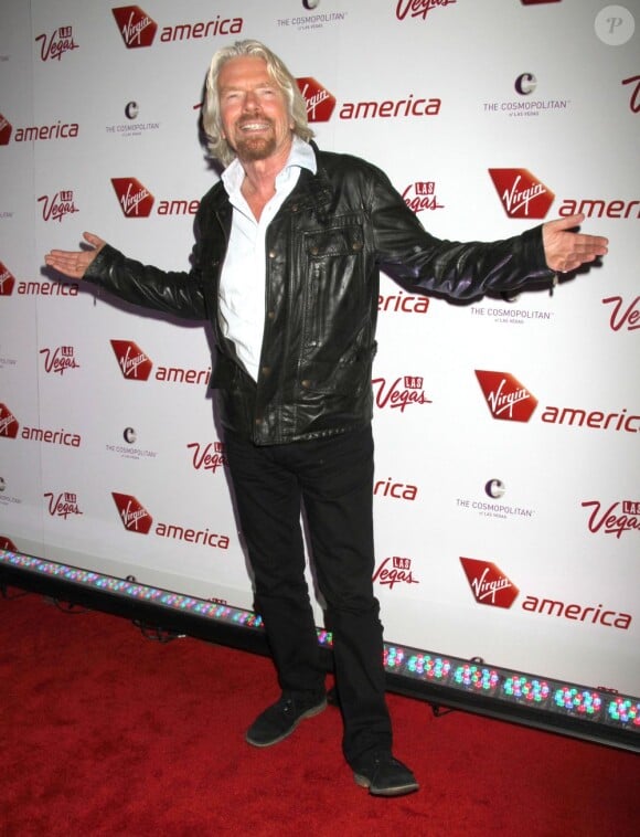 Richard Branson à la soirée Virgin America à Las Vegas, le 22 avril 2013.