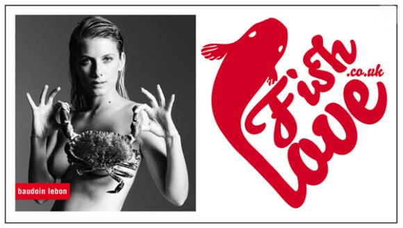 Mélanie Laurent pose nue pour la campagne Fishlove qui s'expose du 28 mai au 1er juin 2013 à la galerie Baudoin Lebon à Paris.