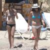 Exclusif - Tallulah Willis en vacances avec des amis sur la plage de Cabo San Lucas, le 12 mai 2013.