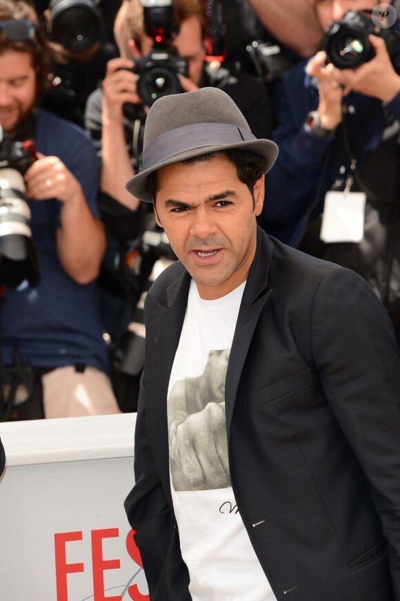 Jamel Debbouze au photocall de Né Quelque Part au Palais des Festivals, le 21 mai 2013.