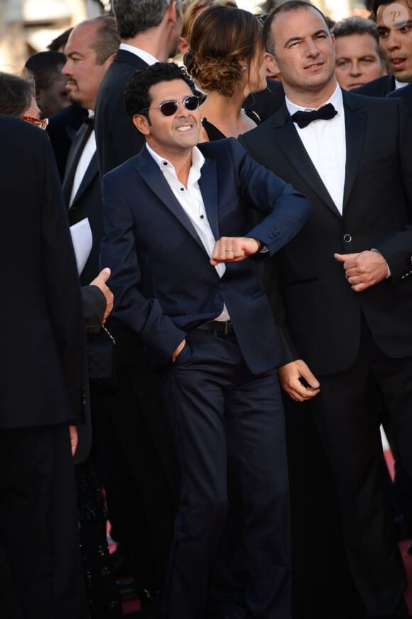 Jamel Debbouze lors de la montée des marches au Festival de Cannes le 21 mai 2013