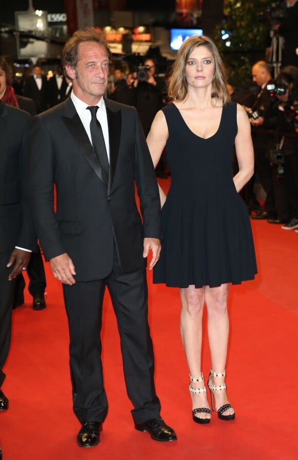 Vincent Lindon et Chiara Mastroianni lors de la montée des marches le 21 mai 2013 lors du Festival de Cannes, pour la présentation des films La Grande Bellezza et Les Salauds
