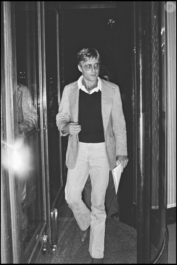 ARCHIVES - Robert Redford à Paris le 22 septembre 1976