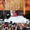 Mariah Carey lors de son concert pour l'émission Good Morning America à New York, le 24 mai 2013.