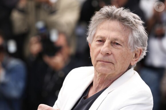 Roman Polanski lors du photocall du film "La Vénus à la fourrure" au 66e Festival du Film de Cannes le 25 mai 2013