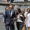 Andrea Casiraghi et sa fiancée Tatiana Santo Domingo arrivant pour le Grand Prix de F1 de Monaco le 26 mai 2013