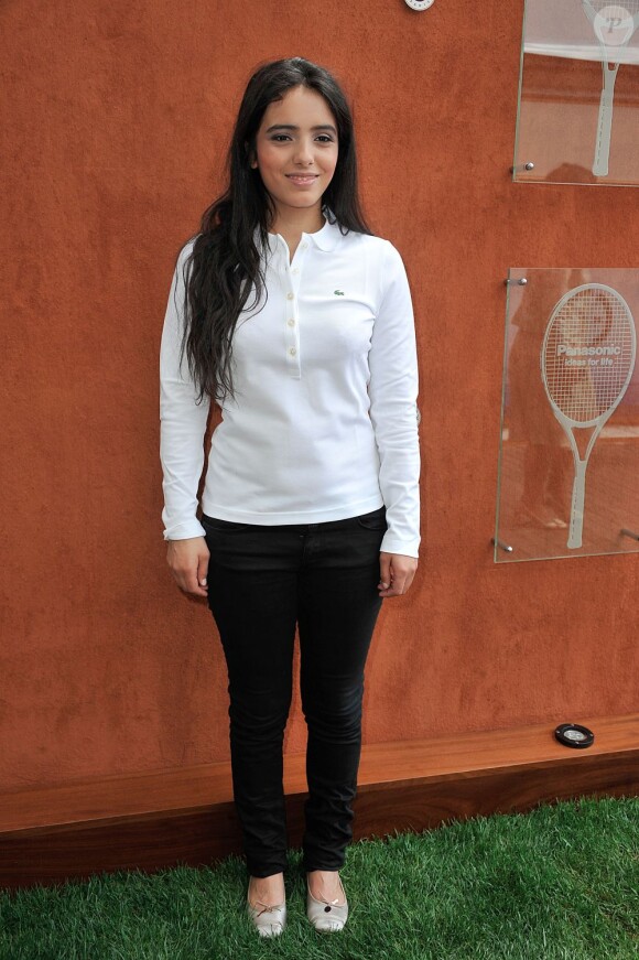 Hafzia Herzi dans les allées du Village de Roland-Garros le 27 mai 2013 lors du second jour des Internationaux de France