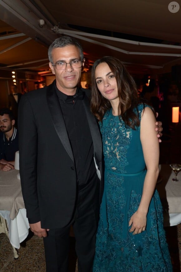 Abdellatif Kechiche et Bérénice Bejo lors de la soirée Magnum après la cérémonie de clôture du Festival de Cannes le 26 mai 2013