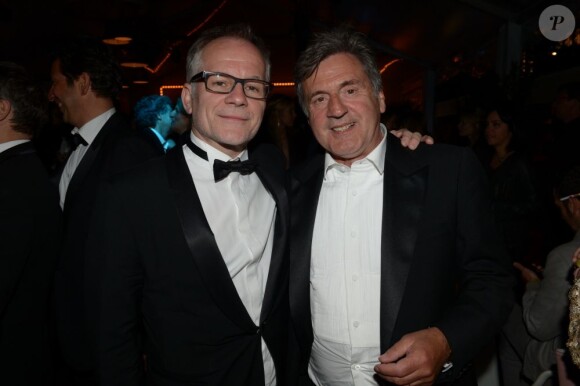 Thierry Frémaux et Daniel Auteuil lors de la soirée Magnum après la cérémonie de clôture du Festival de Cannes le 26 mai 2013