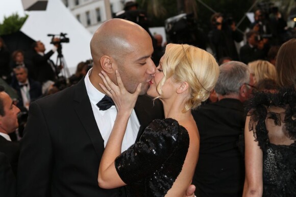 Xavier Delarue et sa femme Tatiana Laurens le 22 mai 2013 à Cannes