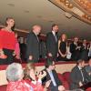 Letizia et Felipe d'Espagne très élégants à l'Opéra de Barcelone le 30 mai 2013 pour assister à une représentation de L'Elixir d'amour de Donizetti. Le prince et la princesse des Asturies ont été accueillis par des huées à l'extérieur et même à l'intérieur Grand Théâtre du Liceo...