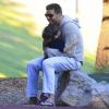 Exclusif - Ricky Martin et ses fils Matteo et Valentino dans un parc à Sydney en Australie le 18 mai 2013.