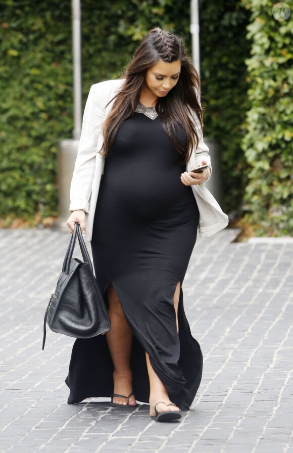 Kim Kardashian se rend au restaurant Cecconi's à West Hollywood, le 3 juin 2013.