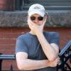 Michael Keaton tourne le tournage de Birdman à New York, le 1er juin 2013.